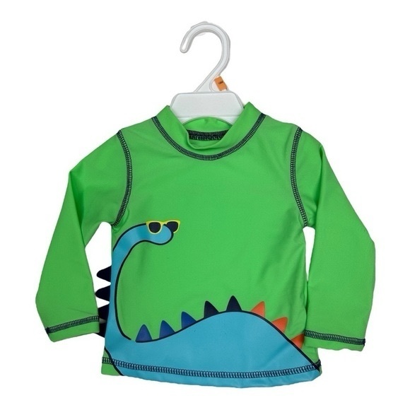 Other - Little Me Dino Rashguard Swim Shirt Size 12 Months